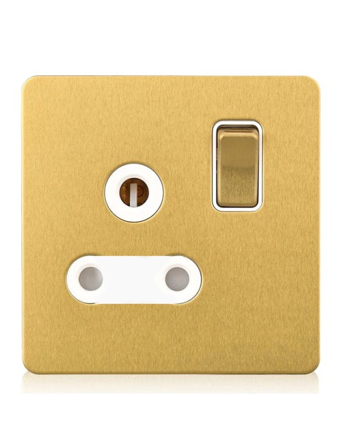 PBW SCAME MODERNA SOCKET 15AMP GOLD