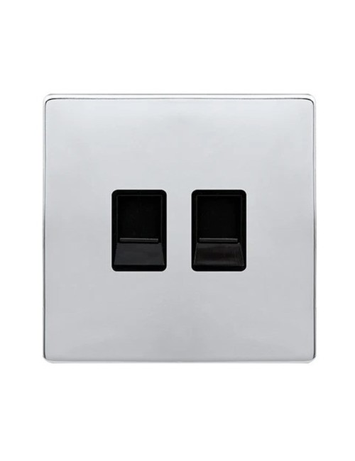 سكامى مودرنا نكل معتق بلاك كمبيوتر مجوز PNBS/L CAT6 RJ45