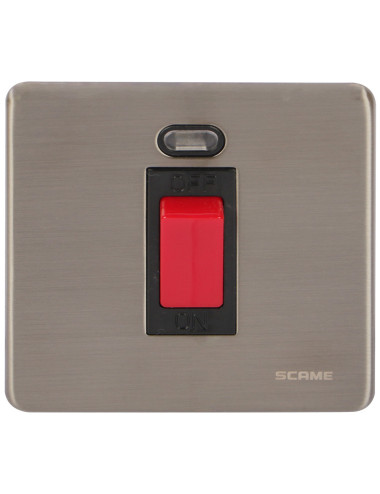 SCB S/L SCAME MODERNA SWITCH CHROME 45AMP