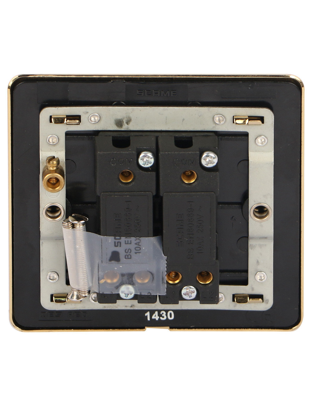 PBB S/L SCAME MODERNA DOUBLE SWITCH GOLD