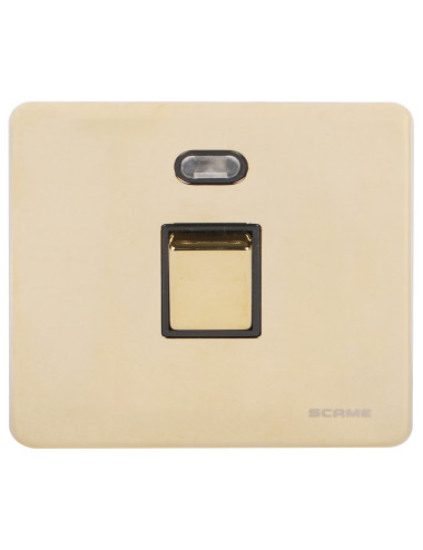 PBB S/L SCAME MODERNA GOLD SWITCH WITH BULB