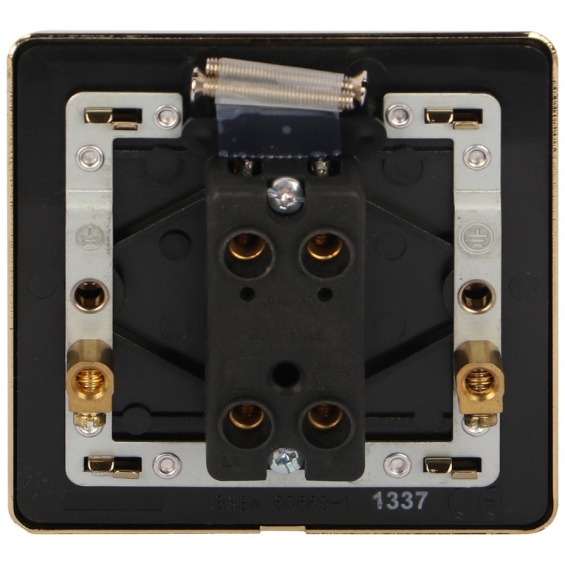 PBB S/L SCAME MODERNA GOLD SWITCH WITH BULB