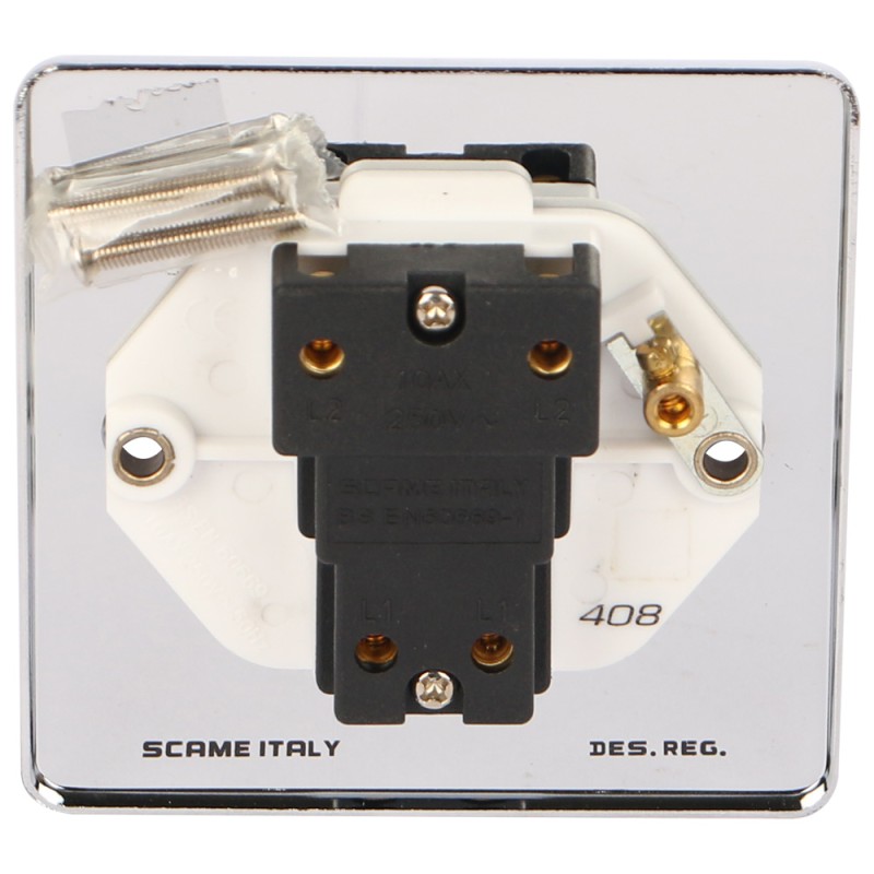 PCW SCAME MODERNA SINGLE SWITCH CHROME