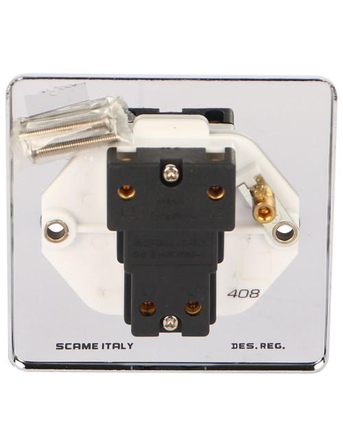 PCW SCAME MODERNA SINGLE SWITCH CHROME