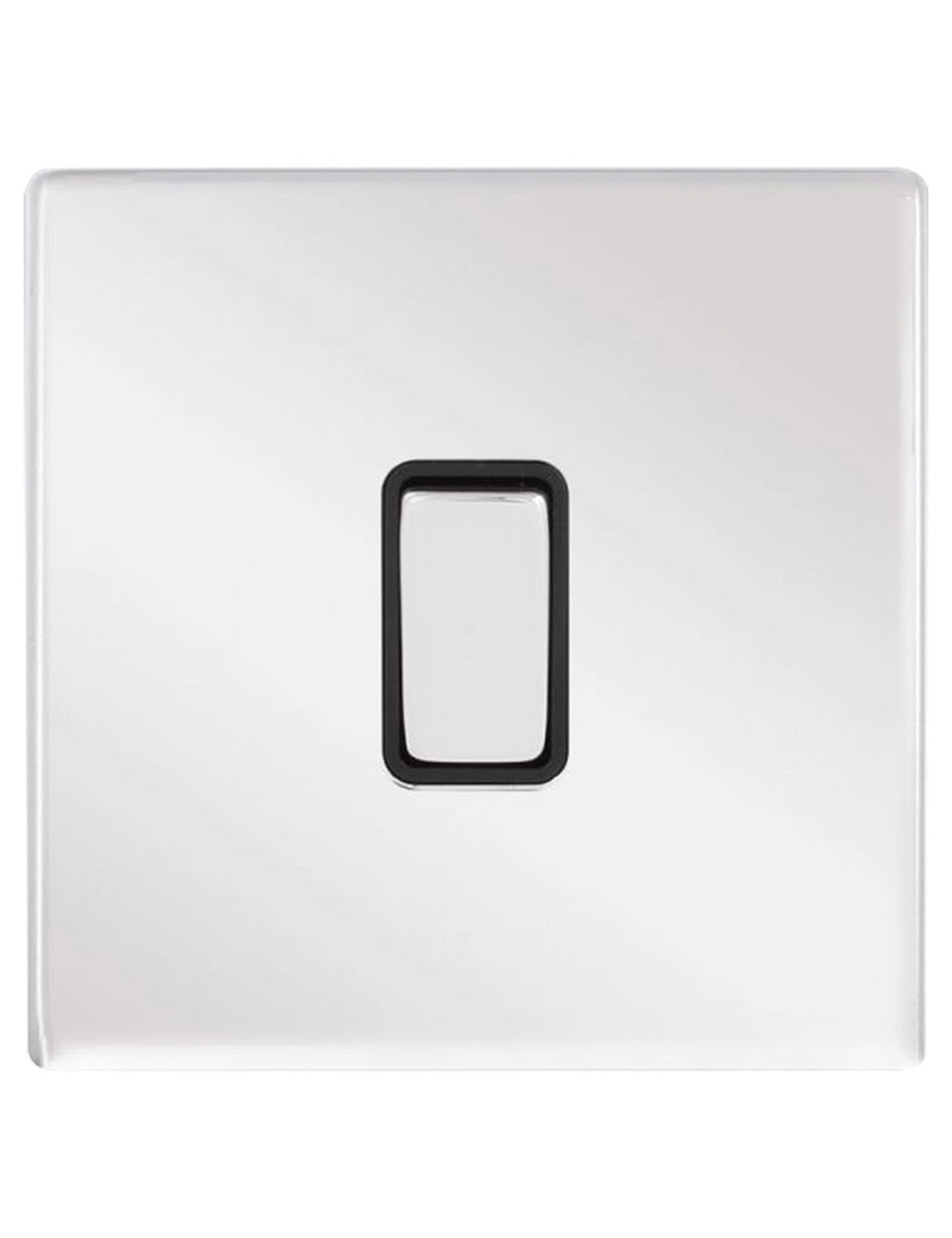 PCB S/L SCAME MODERNA SINGLE SWITCH CHROME