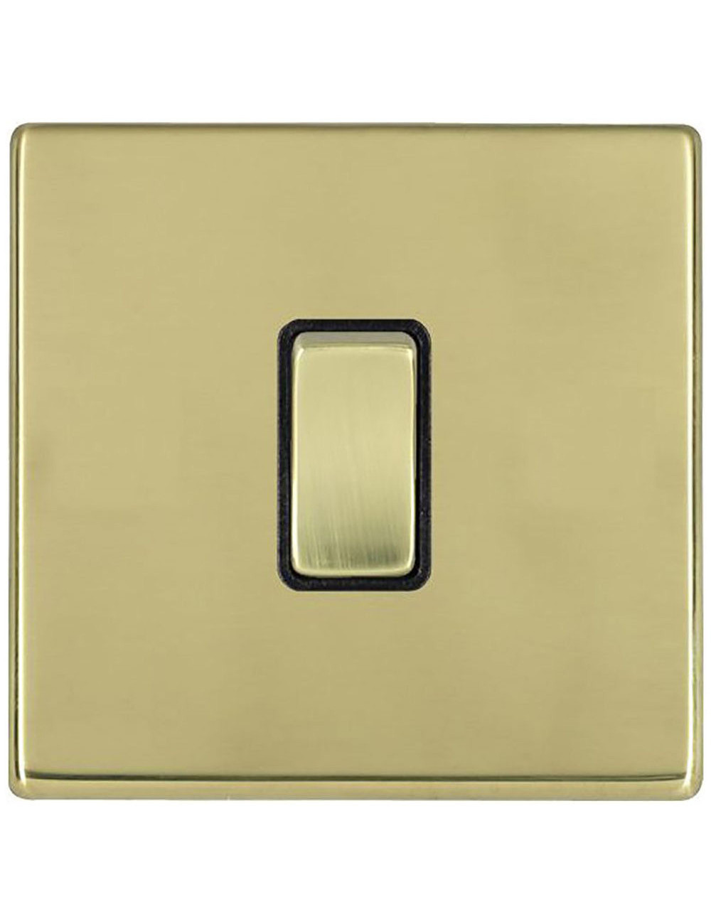 SBB S/L SCAME MODERNA SINGLE SWITCH MATTE GOLD