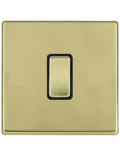 SBB S/L SCAME MODERNA SINGLE SWITCH MATTE GOLD