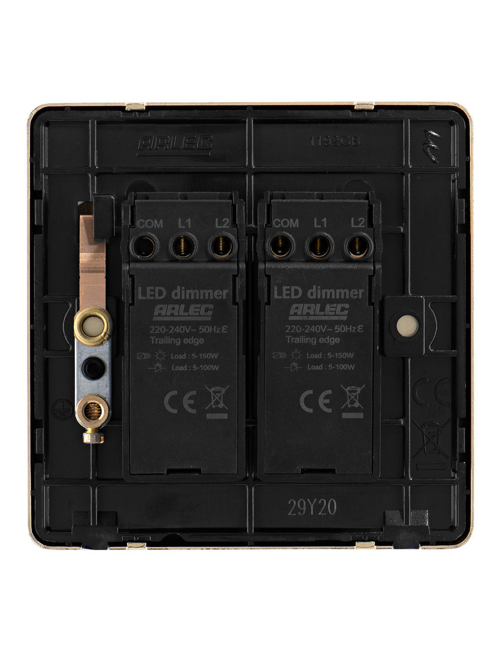 سكامى مودرنا ذهبى ديمر ابو 2 - 2×250 PBB S/L W