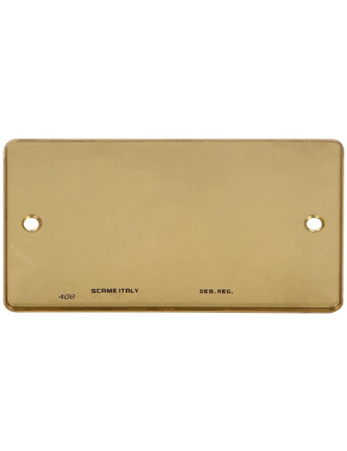 PBW SCAME MODERNA ELECTRIC BOX COVER 3 X6 GOLD