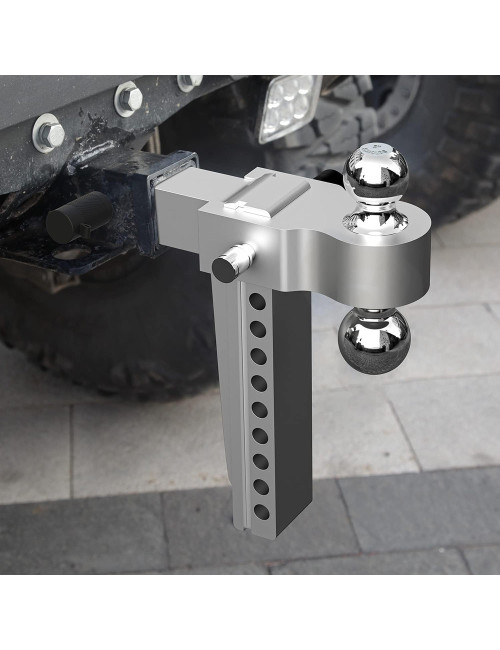 HR-8" ALMINIUM ALLOY ADJUSTABLE TRAILER HITCH