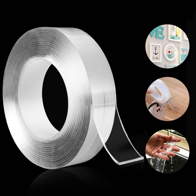 LM-38 30MM X 3M تيب دبل سيد شفاف متعدد الاستخدامات