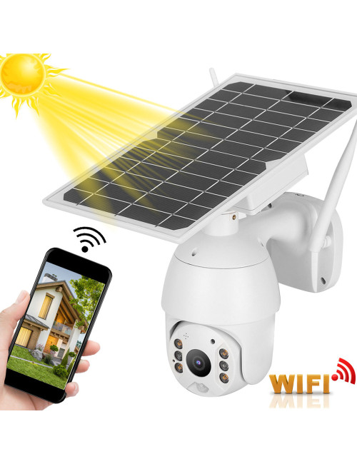 SOLAR POWERED CAMERA WITH PANEL