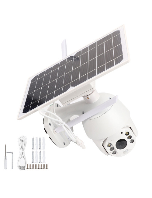 SOLAR POWERED CAMERA WITH PANEL