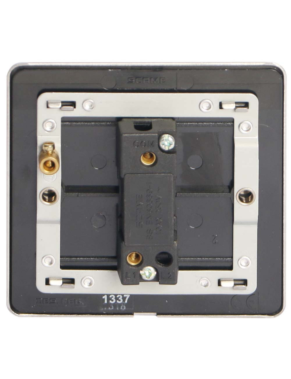 CB S/L SCAME MODERNA BELL SWITCH CHROME
