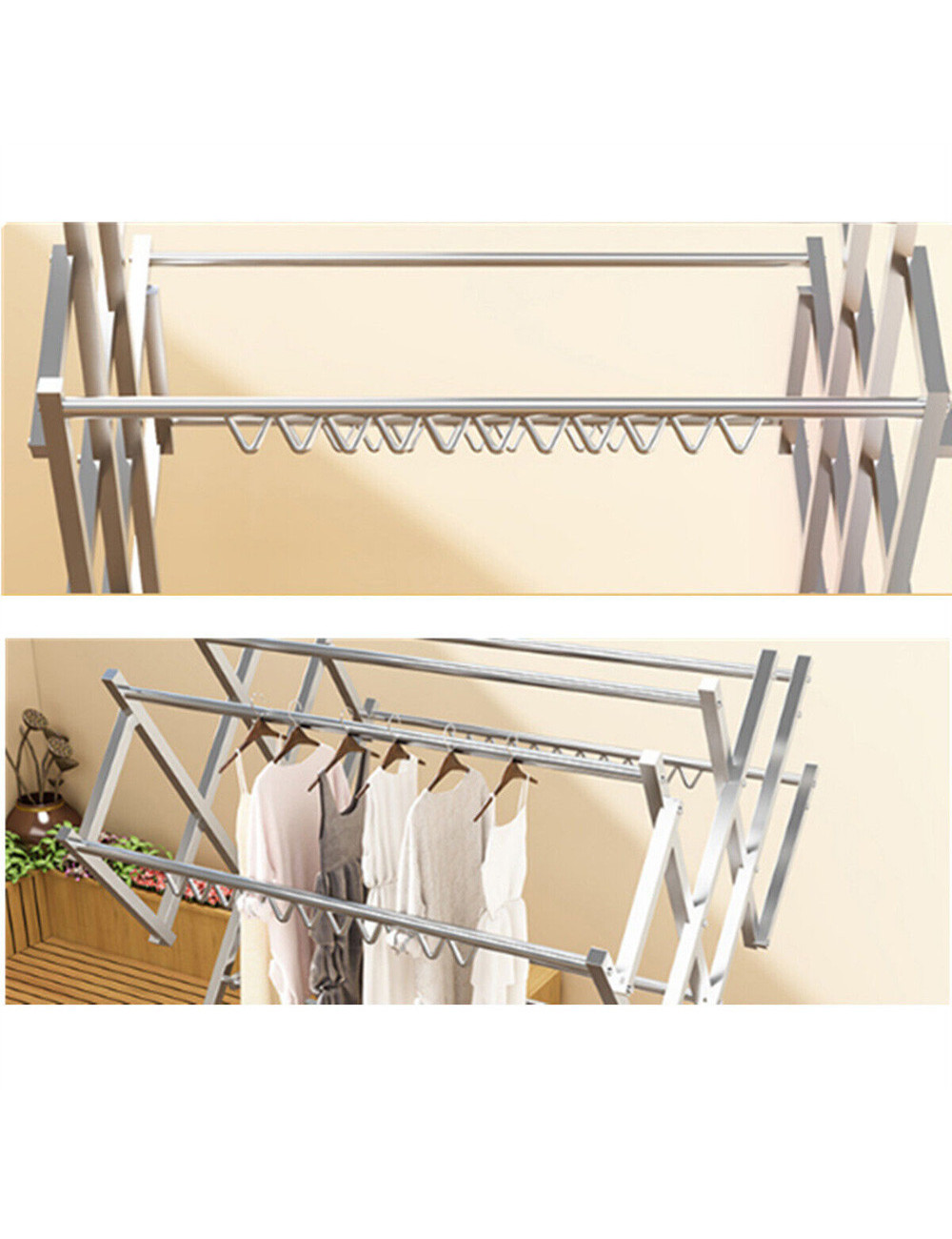 CM-021 STAINLESS CLOTHES DRYING RACK