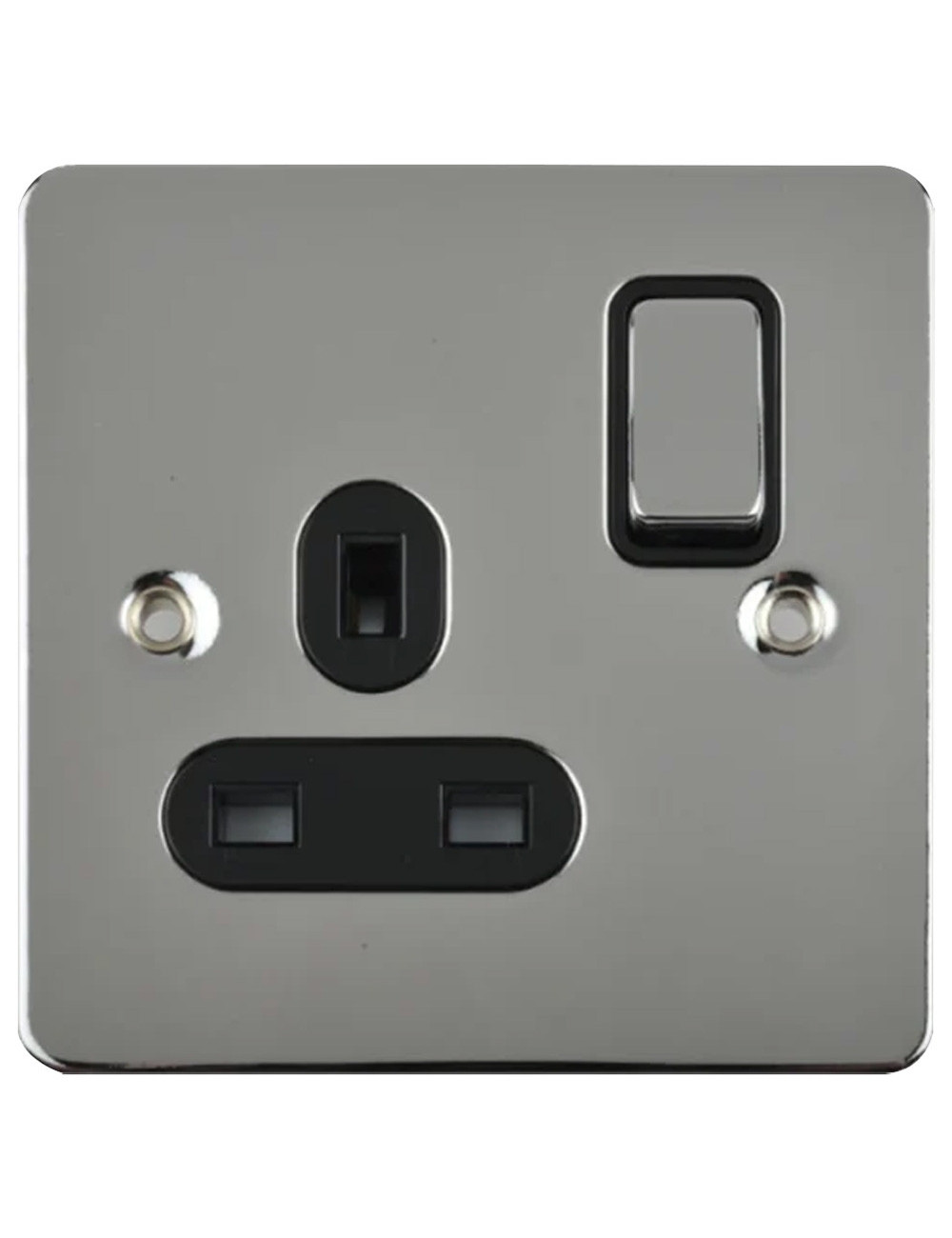 SCB S/L SCAME MODERNA SINGLE SOCKET CHROME 13AMP