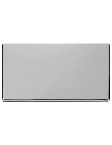 PCW SCAME MODERNA ELECTRIC BOX COVER CHROME 3 X 6
