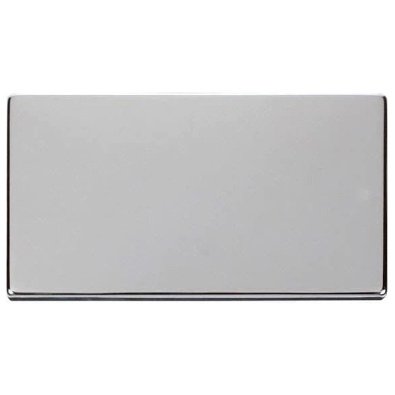 PCW SCAME MODERNA ELECTRIC BOX COVER CHROME 3 X 6