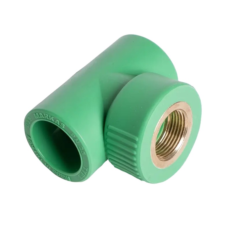 PPR FEMALE THREADED TEE 1/2" x 1/2"