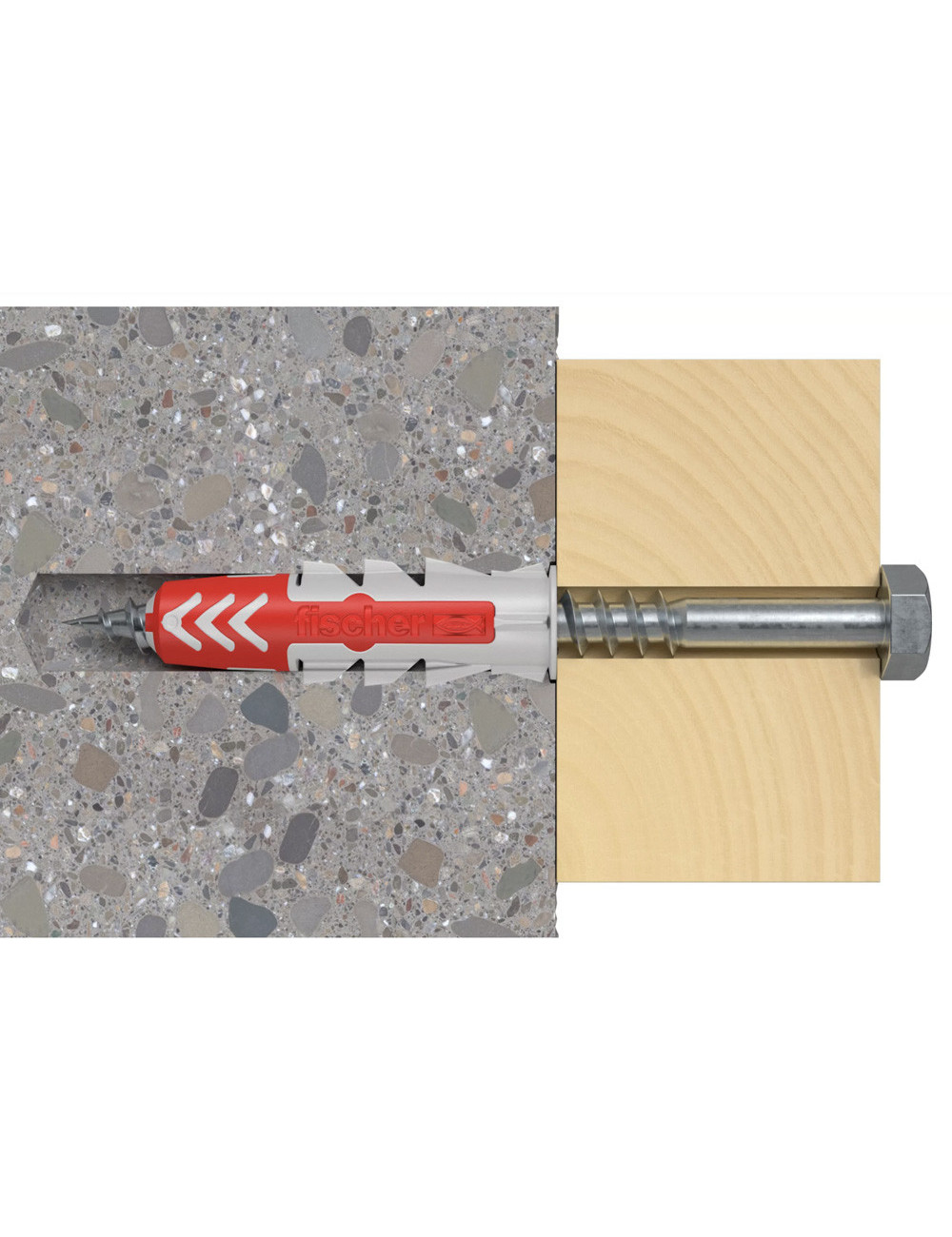 فيشر ديوباور مع برغي 12x60 S K NV 2x(537665)