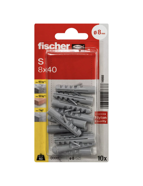14868 FISHCHER BLISTER S-8 KP PLUG 10PCS