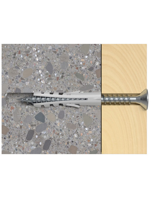 14880 FISHCHER BLISTER S-4 GKS PLUG +COUNTER SUNK SCREW 30PCS