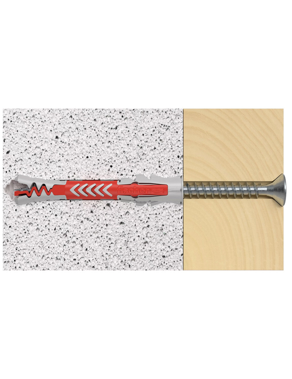 537660 FISHCHER DUOPOWER 6x50 S K NV PLUG + COUNTER SUNK SCREW4PCS