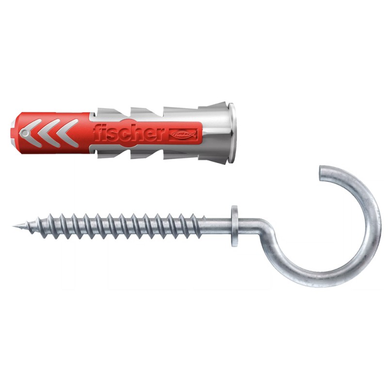 535003 FISHCHER DUOPOWER 8X40 RH K NV PLUG +ROUND HOOK 4PCS