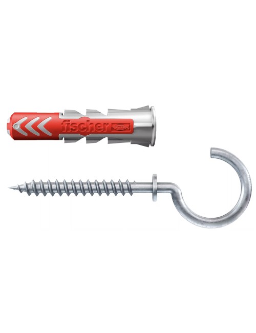535003 FISHCHER DUOPOWER 8X40 RH K NV PLUG +ROUND HOOK 4PCS