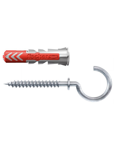 535004 FISHCHER DUOPOWER 10X50 RH K NV PLUG + ROUND HOOK 2PCS