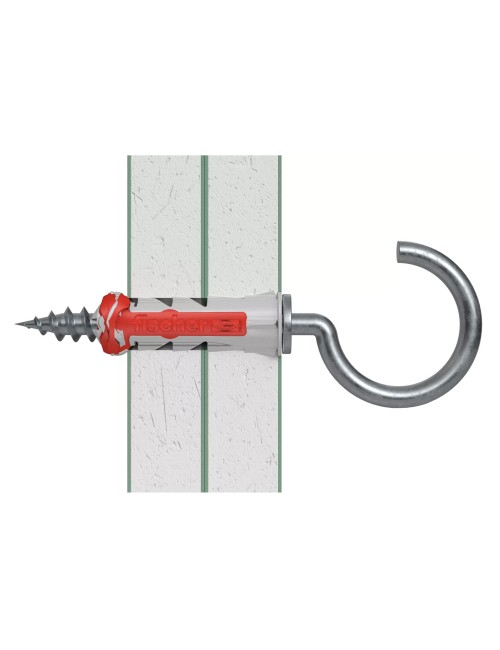 535004 FISHCHER DUOPOWER 10X50 RH K NV PLUG + ROUND HOOK 2PCS