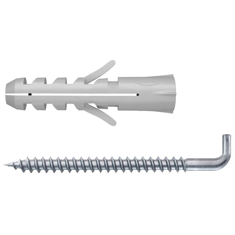 14896 FISHCHER BLISTER S-4 AK PLUG + L HOOK 15PCS