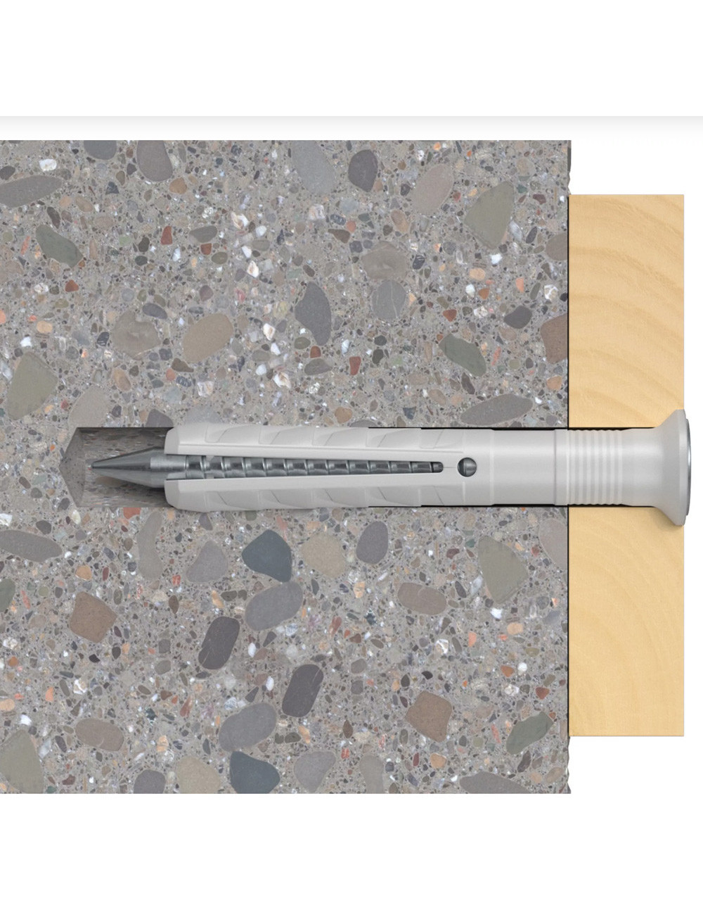 522324 FISHCHER KORT N8x60 K PLUG + COUNTER SUNK SCREW 10PCS