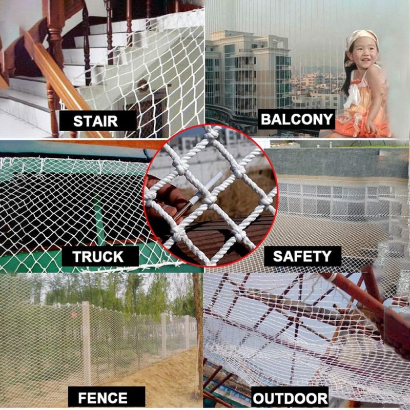 NYLON NET FOR GARDEN ANIMALS WHITE 120PLY 70MM x 3 x 25 MTR