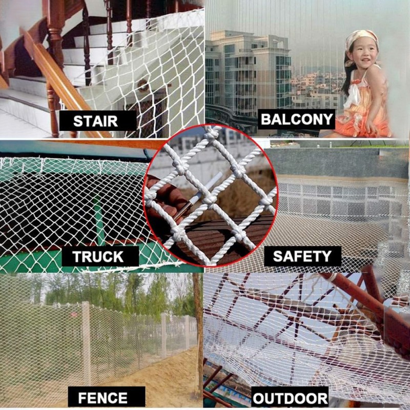 NYLON NET FOR GARDEN ANIMALS WHITE 70MM x 2 x 25MT