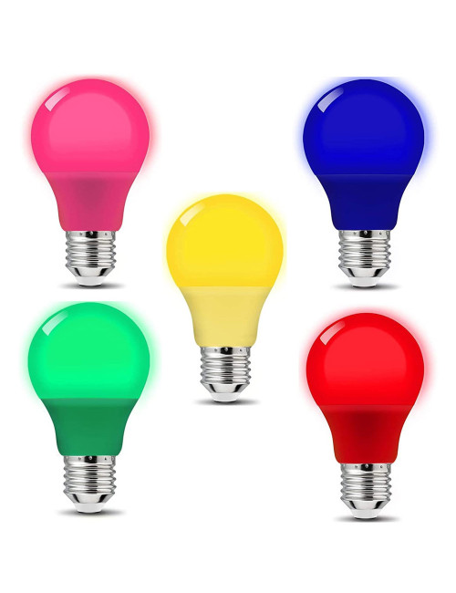 ALANWAR 10W LED لمبة وردي