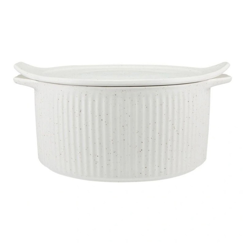 ROUND CASSAROLE WITH FLAT LID SMALL