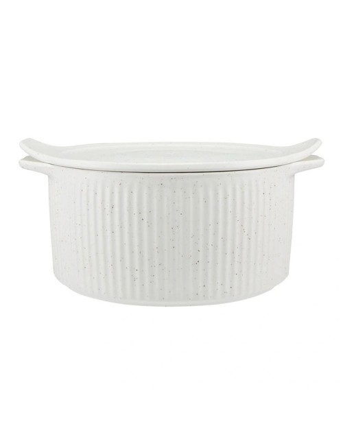 ROUND CASSAROLE WITH FLAT LID SMALL