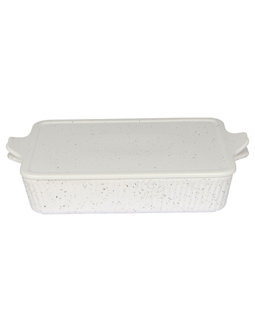 RECTANGULAR OVER TRAY WITH FLAT LID LARGE