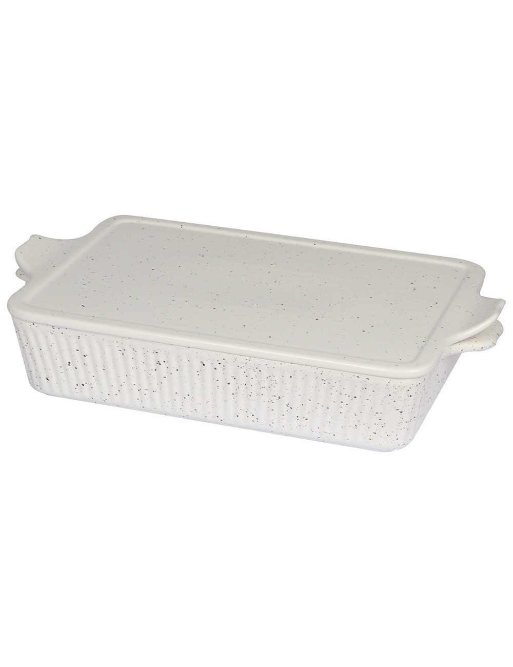 RECTANGULAR OVER TRAY WITH FLAT LID LARGE