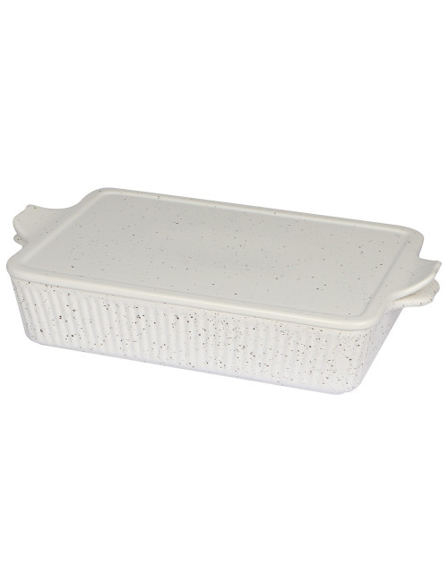 RECTANGULAR OVER TRAY WITH FLAT LID LARGE