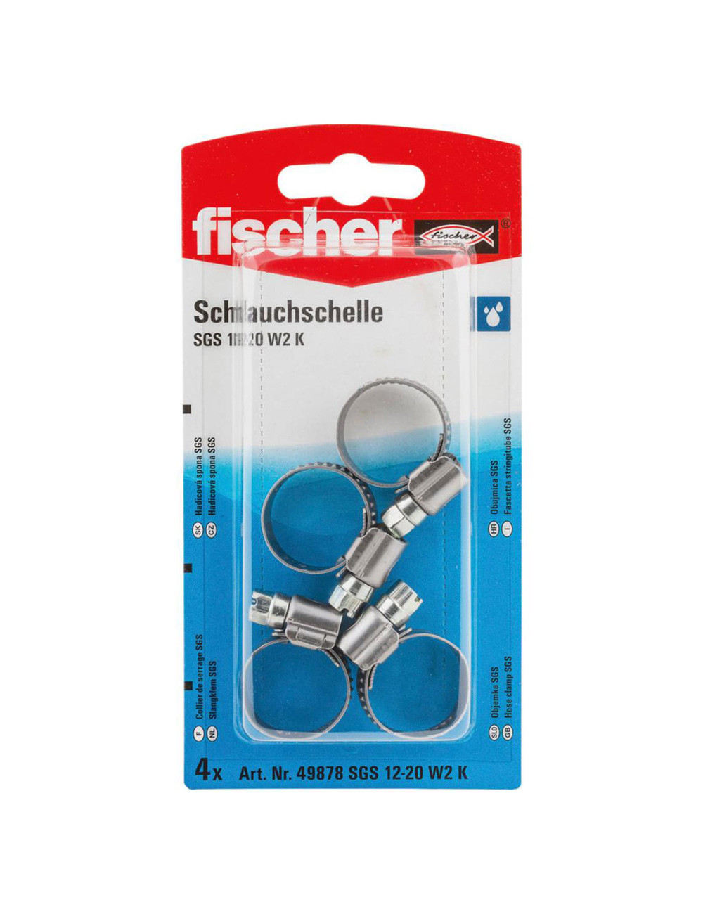 فيشر المشابك خرطوم SGS 12-20 W1 K 4(49878)