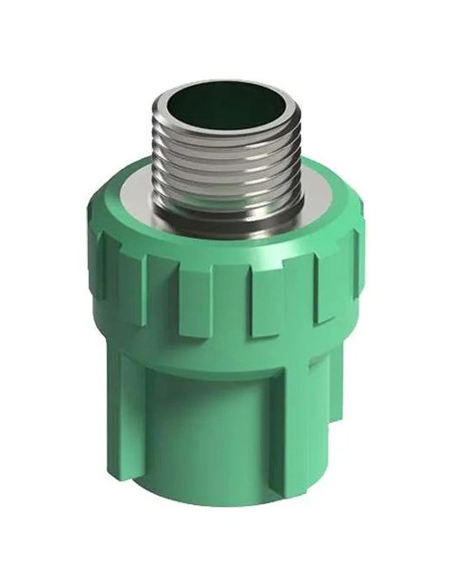 PPR MALE BRASS THREADED ADAPTOR 1" x 3/4"