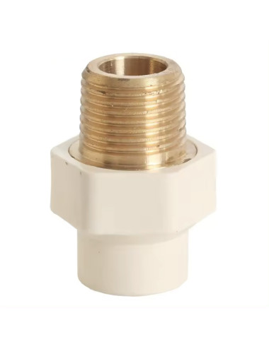 PVC MALE THREADED ADAPTOR BRASS 1 1/4"