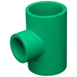 PPR ADOPTER TEE GREEN 1" x 1.1/2"