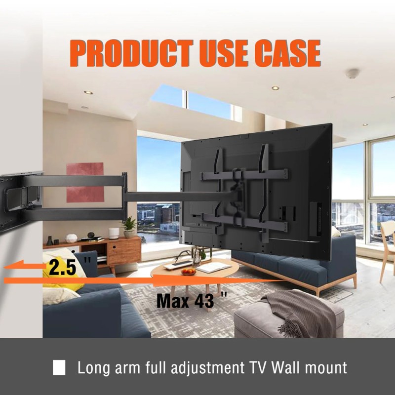 JAS H6 HANGABLE TV STAND 50 X 120"