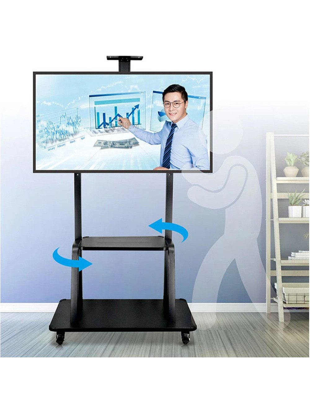 JAS 1800 60 X 100" استاند تليفزيون متحرك