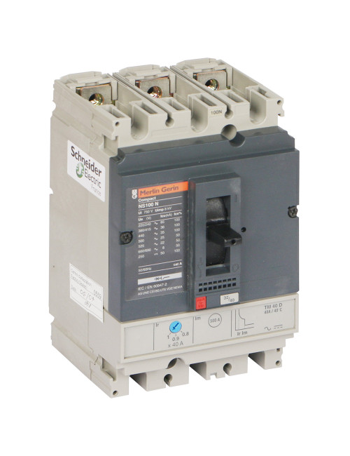 MCCB-NS-EZ 36KA MERLIN GERIN MCB 40 AMP (MINIATURE CIRCUIT BREAKER)
