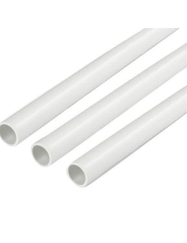 بايب بلاستيك كهرباءابيض خفيف 1" كويتي