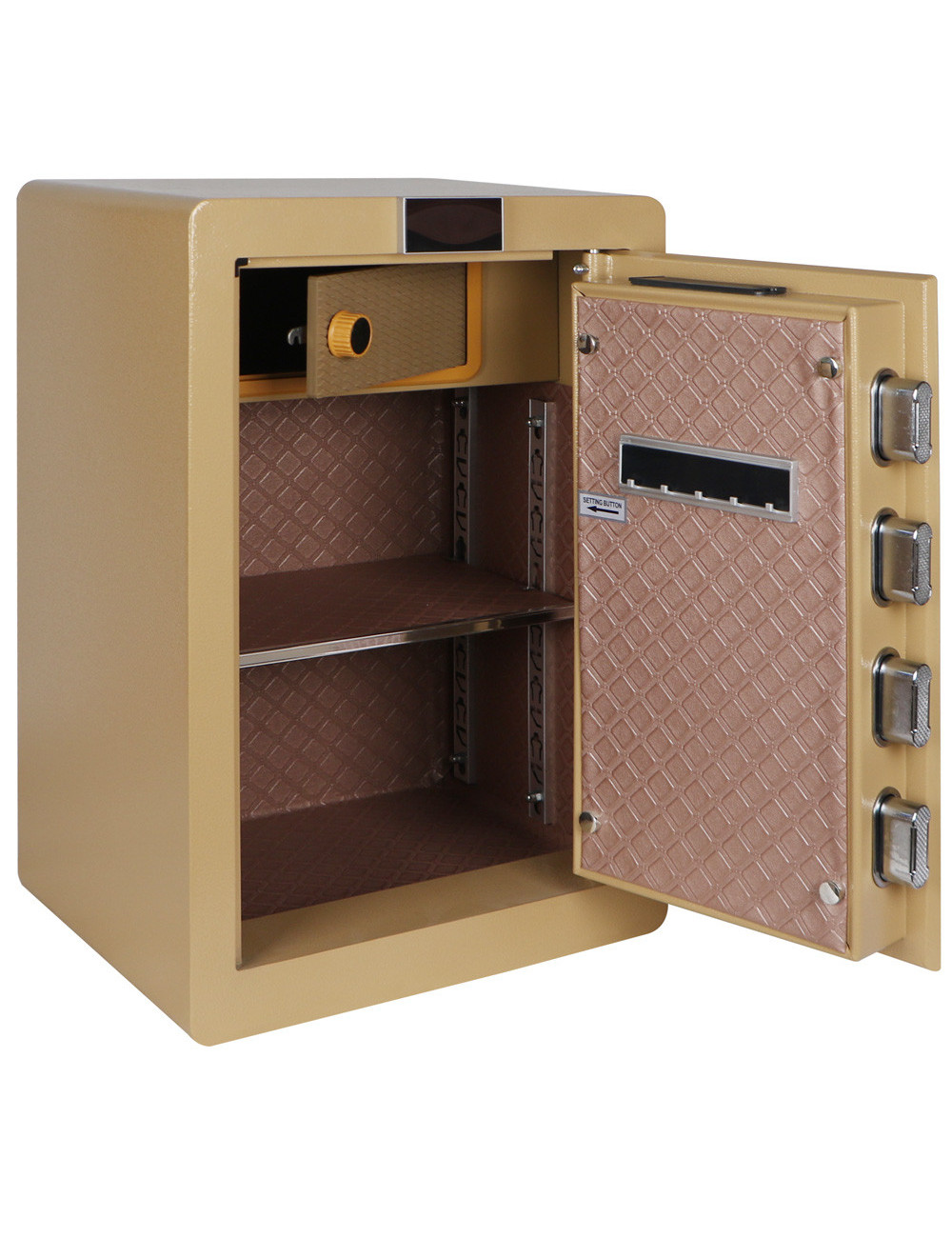 XPTOU-60 PASSWORD LOCKER SAFE GOLD 60×38×33CM